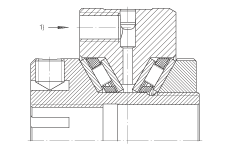 推力錐形保持架滾針軸承 ZAXFM2575, 雙向，預(yù)載